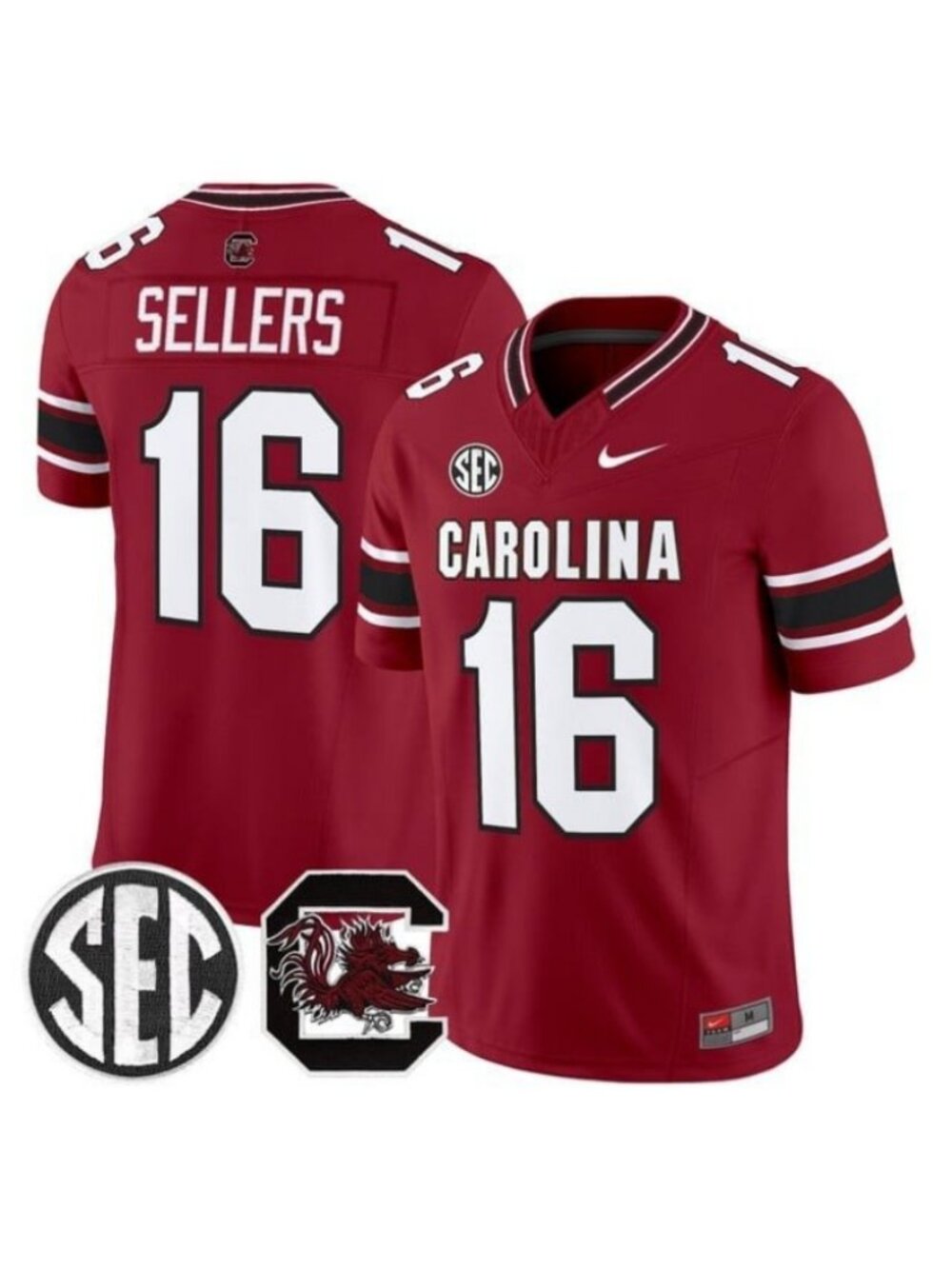 Kids Youths LaNorris Sellers Stitched Vapor Jersey Garnet